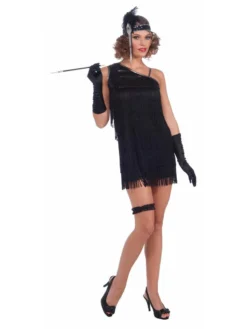 Forum Novelties 1920s Black Diamond Dazzle Flapper Costume For Adults