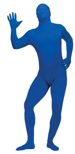 Fun World 2nd Skin Blue Suit For Adults