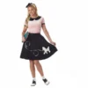 California Costume Collections 50s Hop With Poodle Skirt Costume For Adults