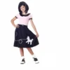 California Costume Collections 50s Hop With Poodle Skirt Costume For Kids