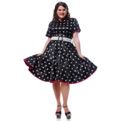 Goddessey Llc 50s Rockabilly Plus Size Costume For Adults
