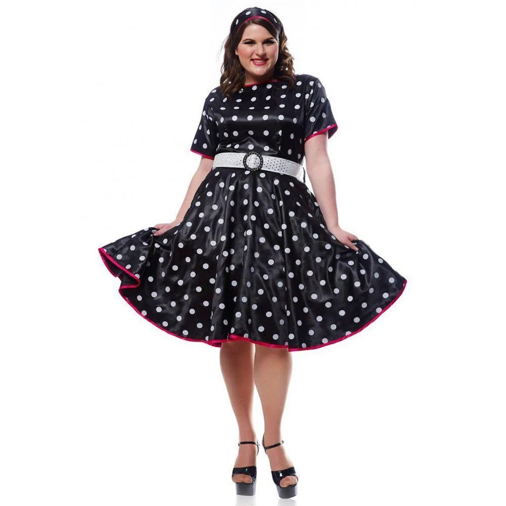 Goddessey Llc 50s Rockabilly Plus Size Costume For Adults 3 Goddessey Llc 50s Rockabilly Plus Size Costume For Adults
