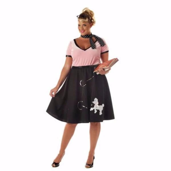 California Costume Collections 50s Sweetheart Plus Size Costume For Adults 3 California Costume Collections 50s Sweetheart Plus Size Costume For Adults