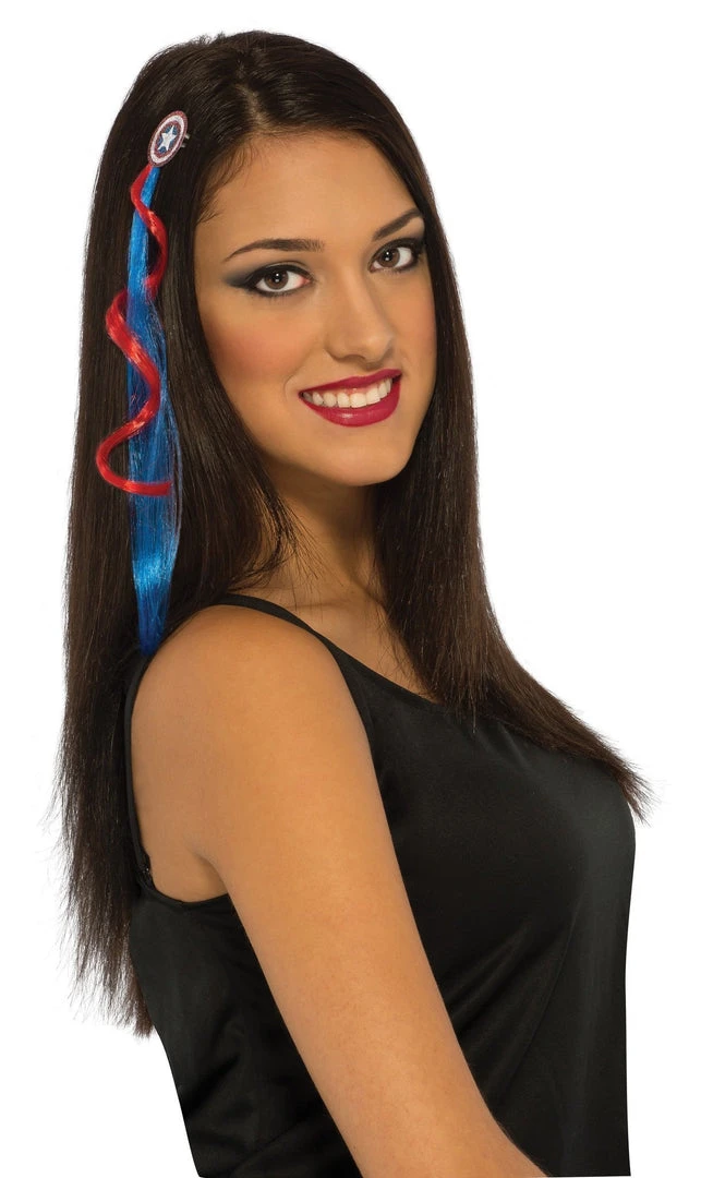 Rubie's American Dream Hair Extension - Marvel Avengers Adults 3 Rubie's American Dream Hair Extension - Marvel Avengers Adults