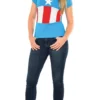Rubie's American Dream T-Shirt & Mask Set For Adults - Marvel Avengers