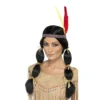 Smiffys American Indian Black Wig For Adults
