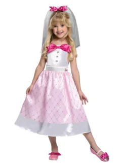 Rubie's Barbie Bride Costume For Kids - Mattel Barbie