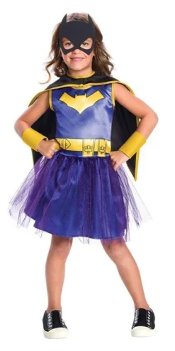 Rubie's Batgirl Purple Costume For Kids - Warner Bros DC Comics