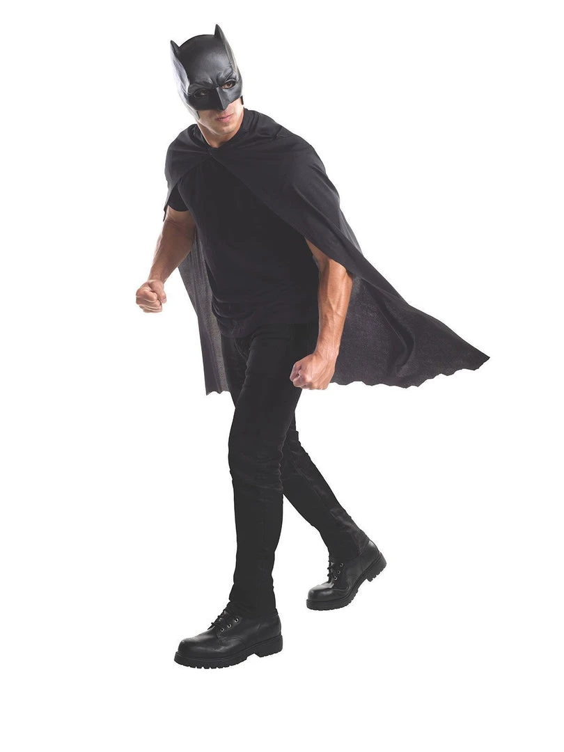 Rubie's Batman Cape & Mask Set For Adults - Warner Bros DC Comics 3 Rubie's Batman Cape & Mask Set For Adults - Warner Bros DC Comics