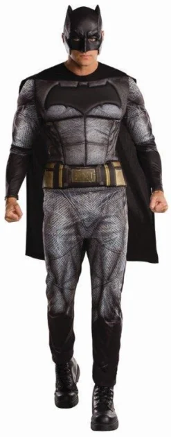 Rubie's Batman Deluxe Costume For Adults - Warner Bros Batman: Dawn Of Justice