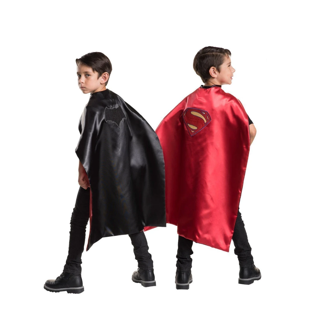 Rubie's Batman To Superman REVERSIBLE Child Cape - Warner Bros DC Comics Kids 3 Rubie's Batman To Superman REVERSIBLE Child Cape - Warner Bros DC Comics Kids