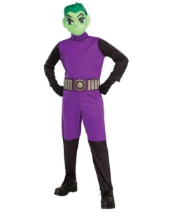 Rubie's Beast Boy Costume For Kids - Warner Bros Teen Titans