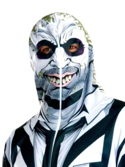 Rubie's Beetlejuice Hoodie With Mask For Adults - Warner Bros Beetlejuice