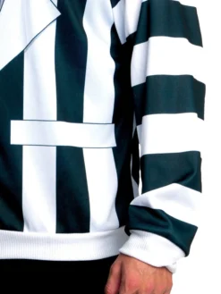 Rubie's Beetlejuice Hoodie With Mask For Adults - Warner Bros Beetlejuice