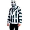 Rubie's Beetlejuice Hoodie With Mask For Adults - Warner Bros Beetlejuice