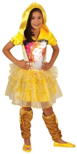 Rubie's Belle Hooded Tutu Dress For Kids - Disney Beauty And The Beast