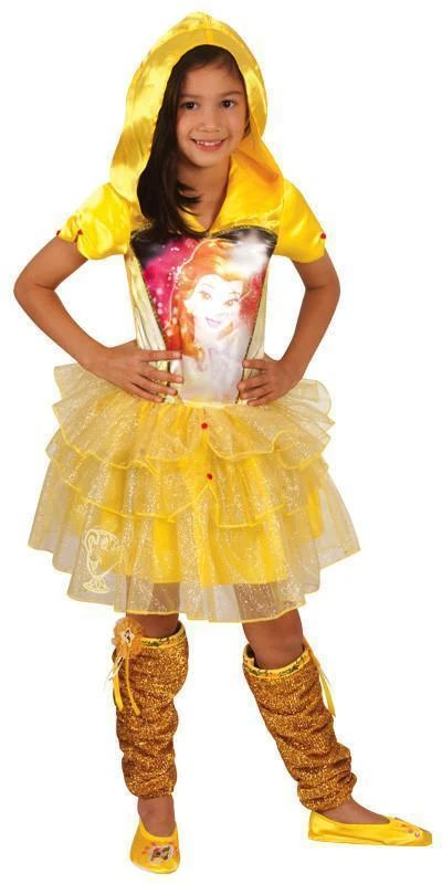 Rubie's Belle Hooded Tutu Dress For Kids - Disney Beauty And The Beast 3 Rubie's Belle Hooded Tutu Dress For Kids - Disney Beauty And The Beast