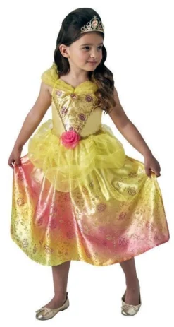 Rubie's Belle Rainbow Deluxe Costume For Kids - Disney Beauty And The Beast