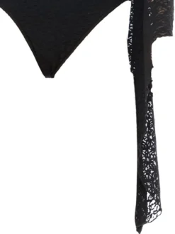 Rubie's Black Lace Blackout Bodysuit For Adults