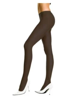 Music Legs Sky Hosiery Inc Black Lycra Control Top Pantyhose For Adults