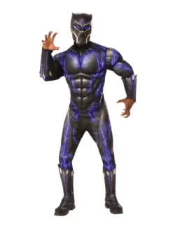 Rubie's Black Panther Deluxe Battle Costume For Adults - Marvel Black Panther