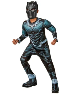 Rubie's Black Panther Deluxe Costume For Kids - Marvel Black Panther