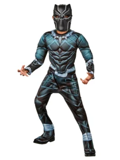 Rubie's Black Panther Deluxe Costume For Kids - Marvel Black Panther