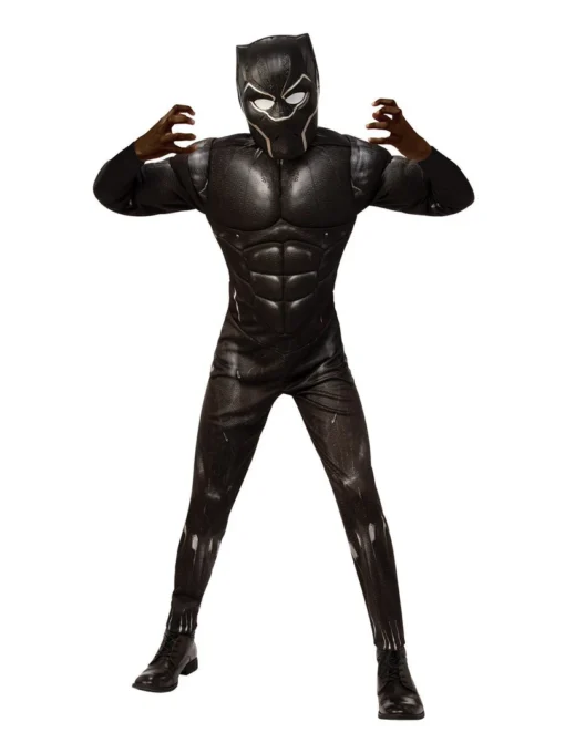 Rubie's Kids Black Panther Deluxe Costume For Teens - Marvel Black Panther