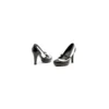 Ellie Shoes Inc Black & White Flapper Saddle Shoes For Adults