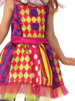 Funny Fashion Bright Clown Costume For Kids
