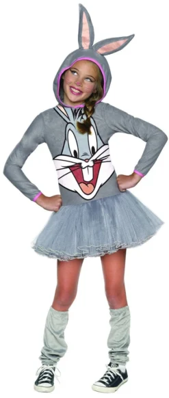 Rubie's Bugs Bunny Hooded Tutu Costume For Kids - Warner Bros Looney Tunes