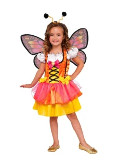 Rubie's Butterfly Glittery Orange Costume For Kids