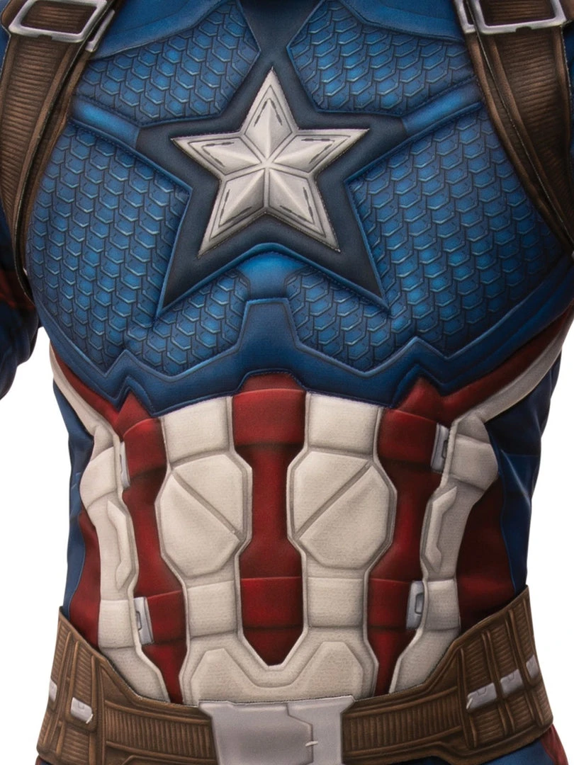 Rubie's Captain America Deluxe Costume For Kids - Marvel Avengers: Endgame 5 Rubie's Captain America Deluxe Costume For Kids - Marvel Avengers: Endgame