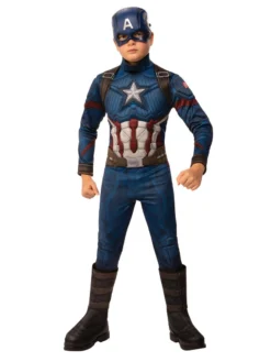 Rubie's Captain America Deluxe Costume For Kids - Marvel Avengers: Endgame