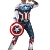 Rubie's Captain America Deluxe Costume For Kids - Marvel Falcon & The Winter Soldier 2 Rubie's Captain America Deluxe Costume For Kids - Marvel Falcon & The Winter Soldier