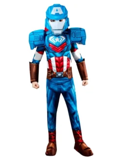 Rubie's Captain America Mechstrike Deluxe Costume For Kids - Marvel Avengers Mech Strike
