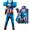 Rubie's Captain America Mechstrike Deluxe Costume For Kids - Marvel Avengers Mech Strike