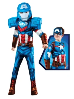 Rubie's Captain America Mechstrike Deluxe Costume For Kids - Marvel Avengers Mech Strike