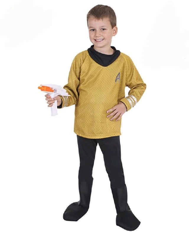 Rubie's Captain Kirk Gold Costume For Kids - Star Trek 3 Rubie's Captain Kirk Gold Costume For Kids - Star Trek
