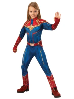 Rubie's Captain Marvel Deluxe Costume For Kids - Marvel Captain Marvel