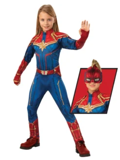 Rubie's Captain Marvel Deluxe Costume For Kids - Marvel Captain Marvel