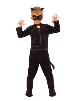 Rubie's Cat Noir Miraculous Ladybug Costume For Kids - MLB