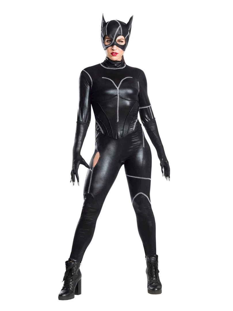 Rubie's Catwoman Deluxe Costume For Adults - Warner Bros Batman Returns 3 Rubie's Catwoman Deluxe Costume For Adults - Warner Bros Batman Returns