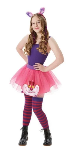 Rubie's Cheshire Cat Tutu & Ears Set For Teens - Disney Alice In Wonderland
