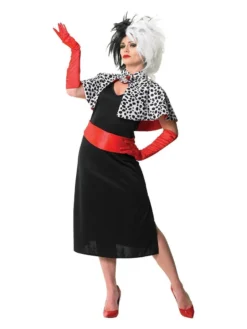 Rubie's Cruella De Vil Costume For Adults - Disney 101 Dalmatians