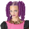 California Costume Collections Curly Magenta Hair Clips Kids