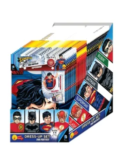 Rubie's DC Comics Boys Partytime Dress Ups Asst 32 Pack - Warner Bros DC Comics Kids