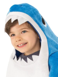 Rubie's Daddy Shark Deluxe Blue Costume For Toddlers And Kids - Baby Shark