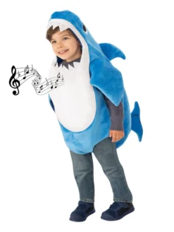 Rubie's Daddy Shark Deluxe Blue Costume For Toddlers And Kids - Baby Shark