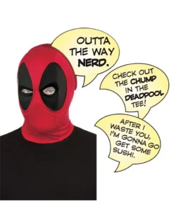 Rubie's Deadpool Deluxe Mask With Speech Bubble - Marvel Deadpool Adults